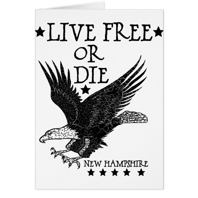 Cartão Nova Hampshire (Frente)