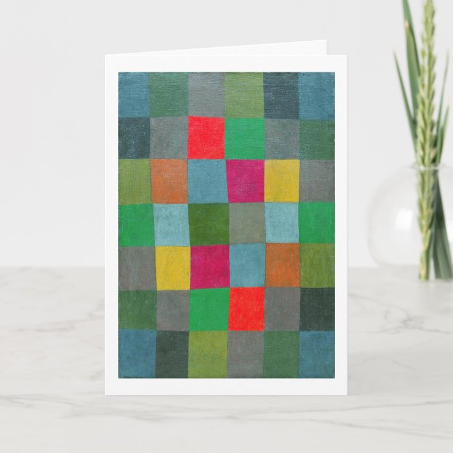 Cartão Nova Harmonia, Paul Klee (Frente)