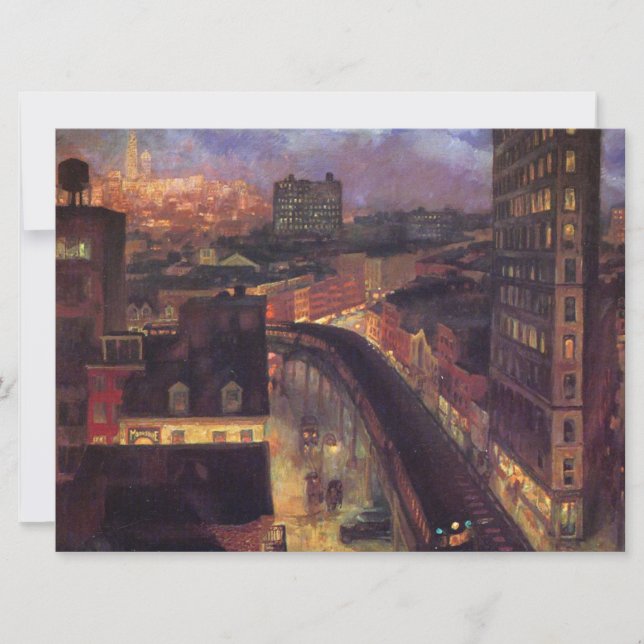 Cartão Nova Iorque de Greenwich Village (NYC) (Frente)