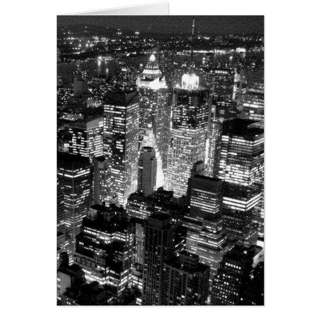 Cartão Nova Iorque de Manhattan (Frente)