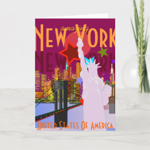 Cartão Nova Iorque incrível