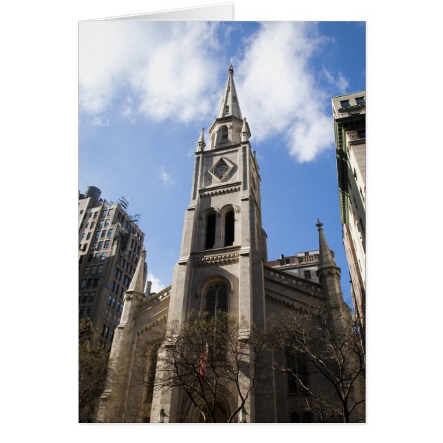 Cartão Nova Iorque, Nova Iorque, EUA - A entrada de um (Frente)