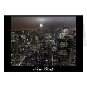 Cartão Nova Iorque Nova Iorque Skyline Souvenir C