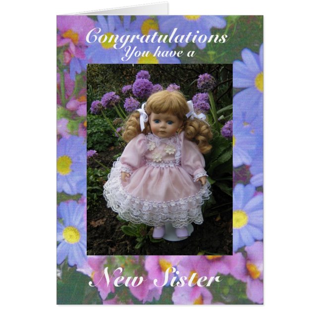 Cartão Nova Irmã (Frente)