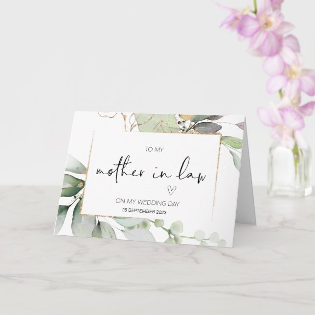 Cartão Nova Mãe no Casamento de Direito Obrigado do Carro (Orquídea)