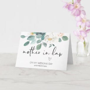 Cartão Nova Mãe no Casamento de Direito Obrigado do Carro