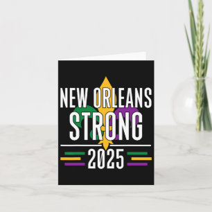 Cartão Nova Orleans Forte 2025 Unidade Fleur De Lis Mardi
