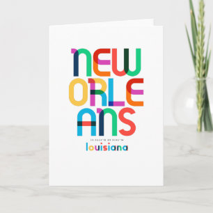 Cartão Nova Orleans Louisiana Século XX, Arte Pop,