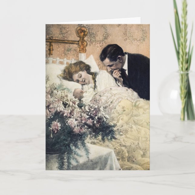 Cartão Nova placa de Parabéns para bebês (Frente)