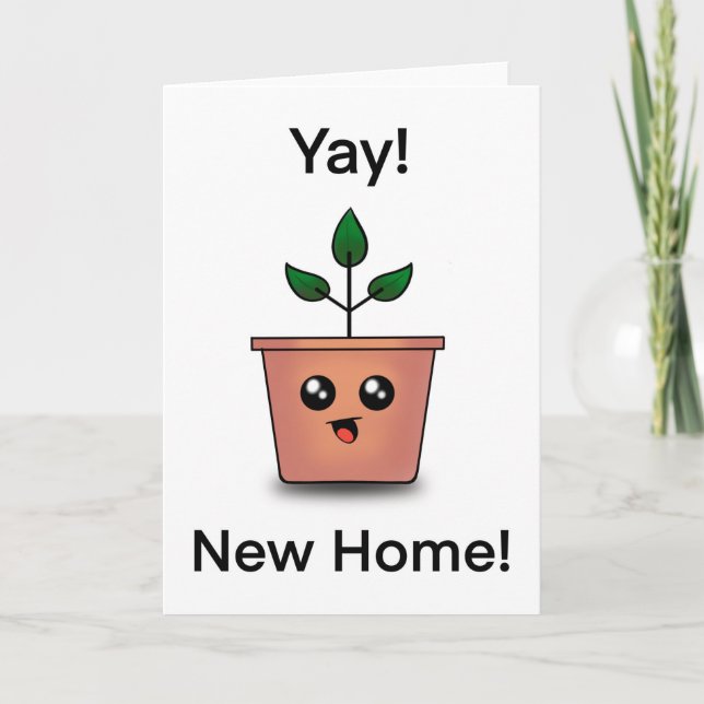 Cartão Nova placa doméstica (Frente)