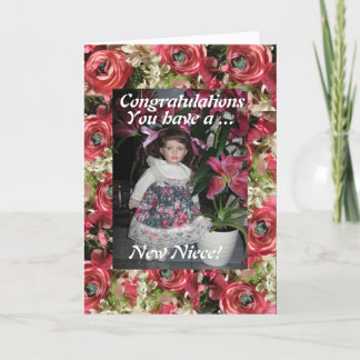 Cartão nova sobrinha