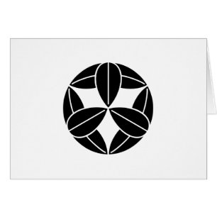 Cartão Nove folhas de bambu