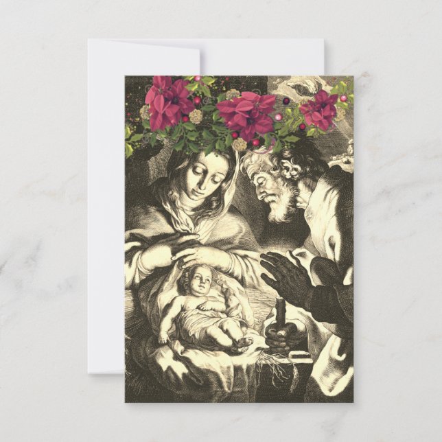 Cartão Novena de Natal de São André Religioso (Frente)