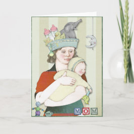 Cartão Novo bebê ou Dia de as mães