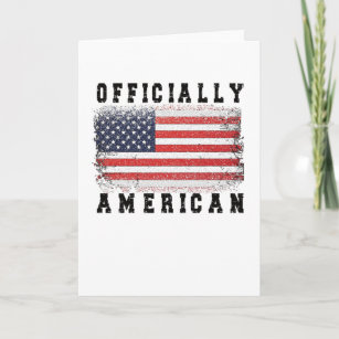 Cartão Novo cidadão americano presente orgulhoso Cidadani