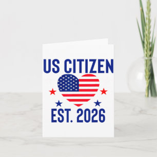Cartão Novo Cidadão Estadunidense Est 2026 Imigrante Amer