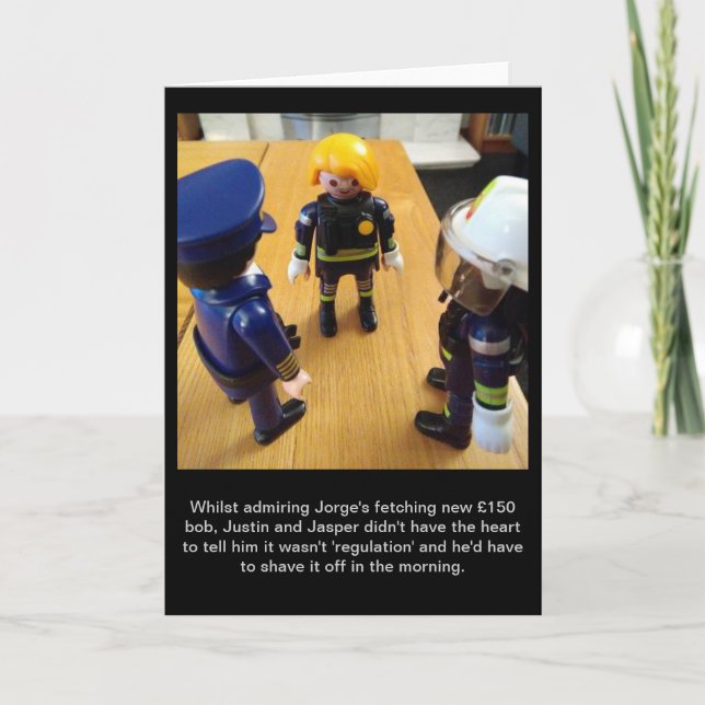 Cartão Novo corte de cabelo (Frente)