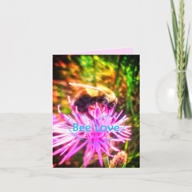 CARTÃO NOVO DO AMOR DA ABELHA (Frente)