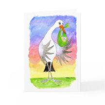 Cartão novo do bebê