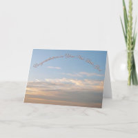 Cartão novo do bebé do nascer do sol