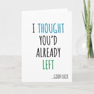 Cartão novo emprego boa Carta Engraçado Grosseiro Parabén