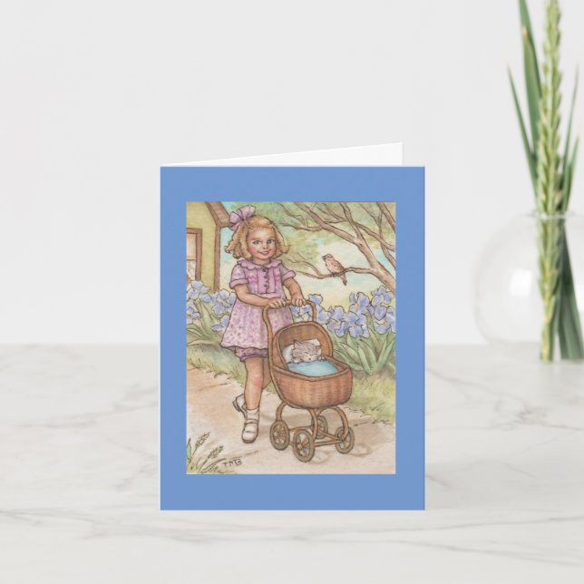 Cartão novo gato de estimação congratulações (Frente)