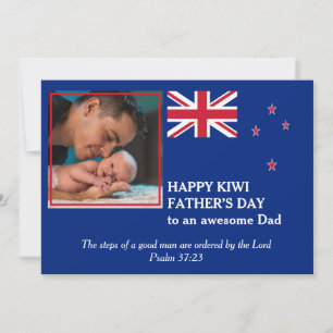 Cartão NOVO PAI Feliz ZEALAND Dia de os pais