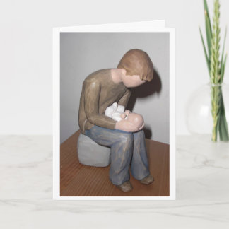 Cartão novo papai orgulhoso