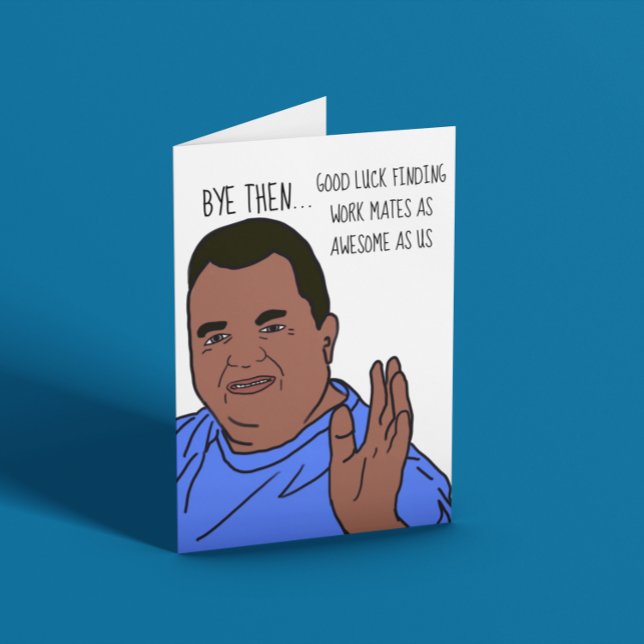 Cartão Novo Trabalho Engraçado (Criador carregado)