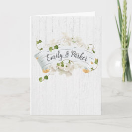 Cartão Novos Nomes No Percurso De Birch Com Ivy