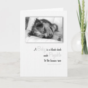 Cartão Novos Parabéns para bebês