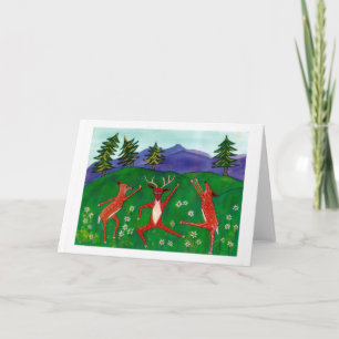 Cartão Ntecard Deer Dançante