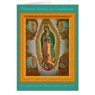 Cartão Nuestra Señora de Guadalupe