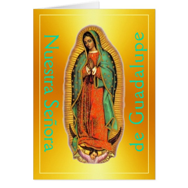 Cartão Nuestra Señora de Guadalupe (Frente)