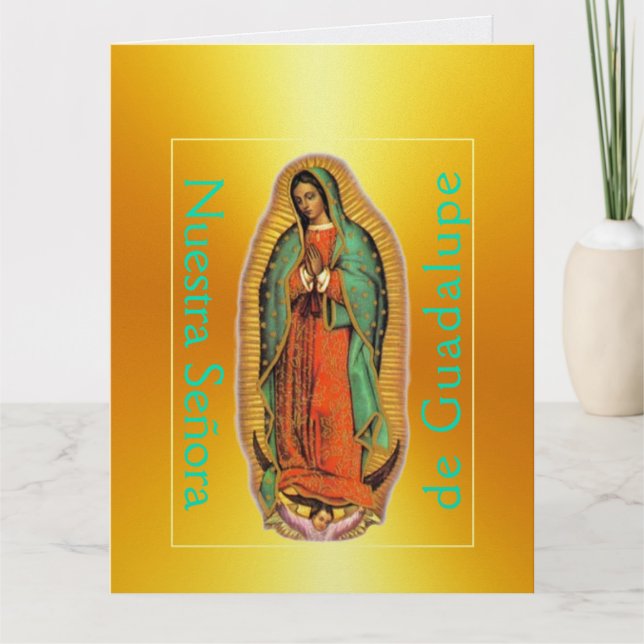 Cartão Nuestra Señora de Guadalupe (Frente)