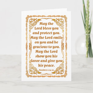 Cartão Numbers 6:24-26 Card
