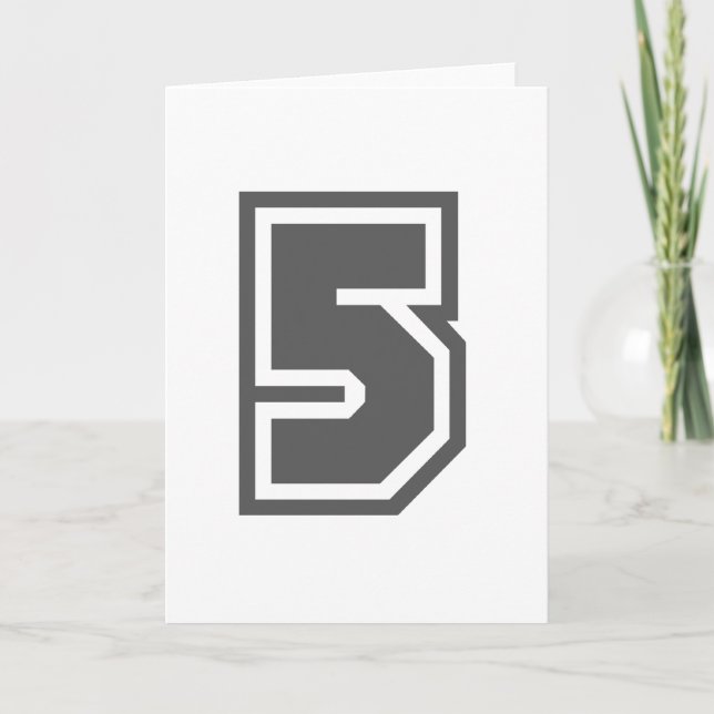 Cartão Número 5 (Frente)