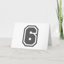 Cartão Número 6