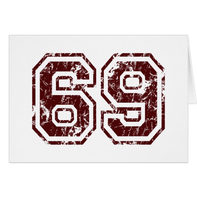 Cartão Número 69 (Frente Horizontal)