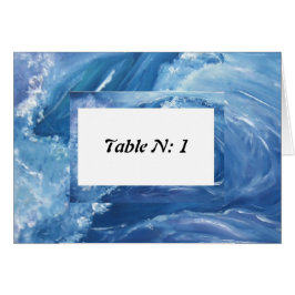 Cartão número da mesa