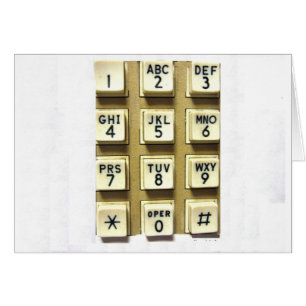 Cartão Números de telefone