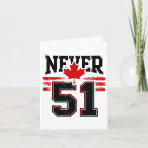 Cartão Nunca 51 Canada Maple Leaf Vintage - Cana em dific