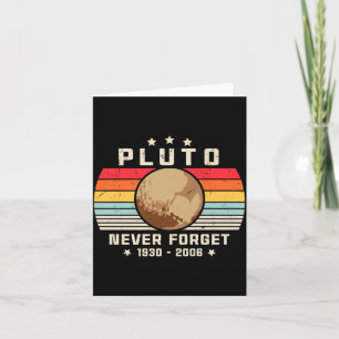 Cartão Nunca Esqueça Estilo Retro Divertido Espaço Vintag