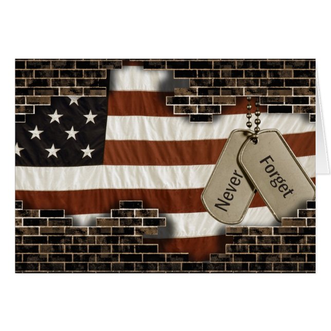 Cartão Nunca Esquecer (Frente Horizontal)