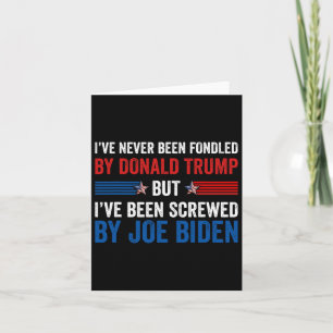Cartão Nunca Foi Conseguido Por Donald Trump Mas Joe Bide