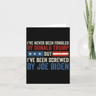 Cartão Nunca Foi Conseguido Por Donald Trump Mas Joe Bide