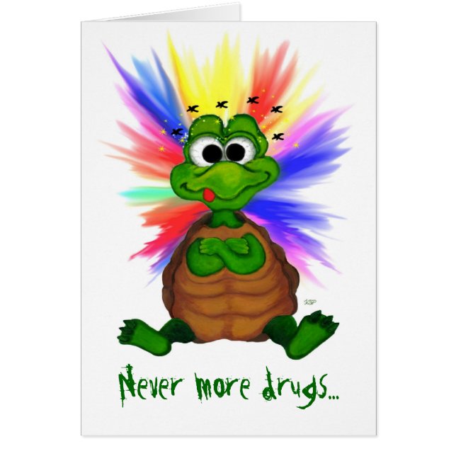 Cartão Nunca mais drogas.. (Frente)