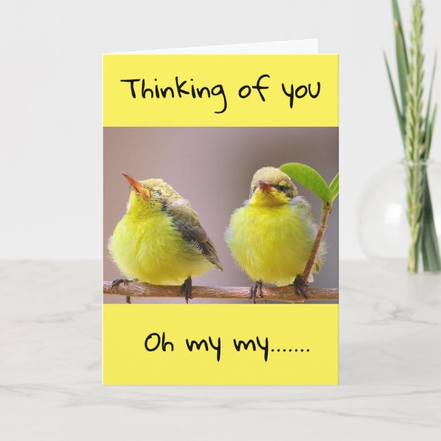 CARTÃO NUNCA SABIA QUANTO EU IRIA "SENTIR SUA FALTA" (Frente)