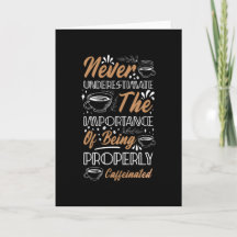 Nunca subestime o café | Design de café