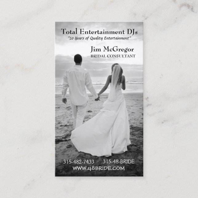 Cartão nupcial (Frente)